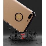Wholesale iPhone 8 / 7 Metallic Electroplate Style Clear Case (Gold)